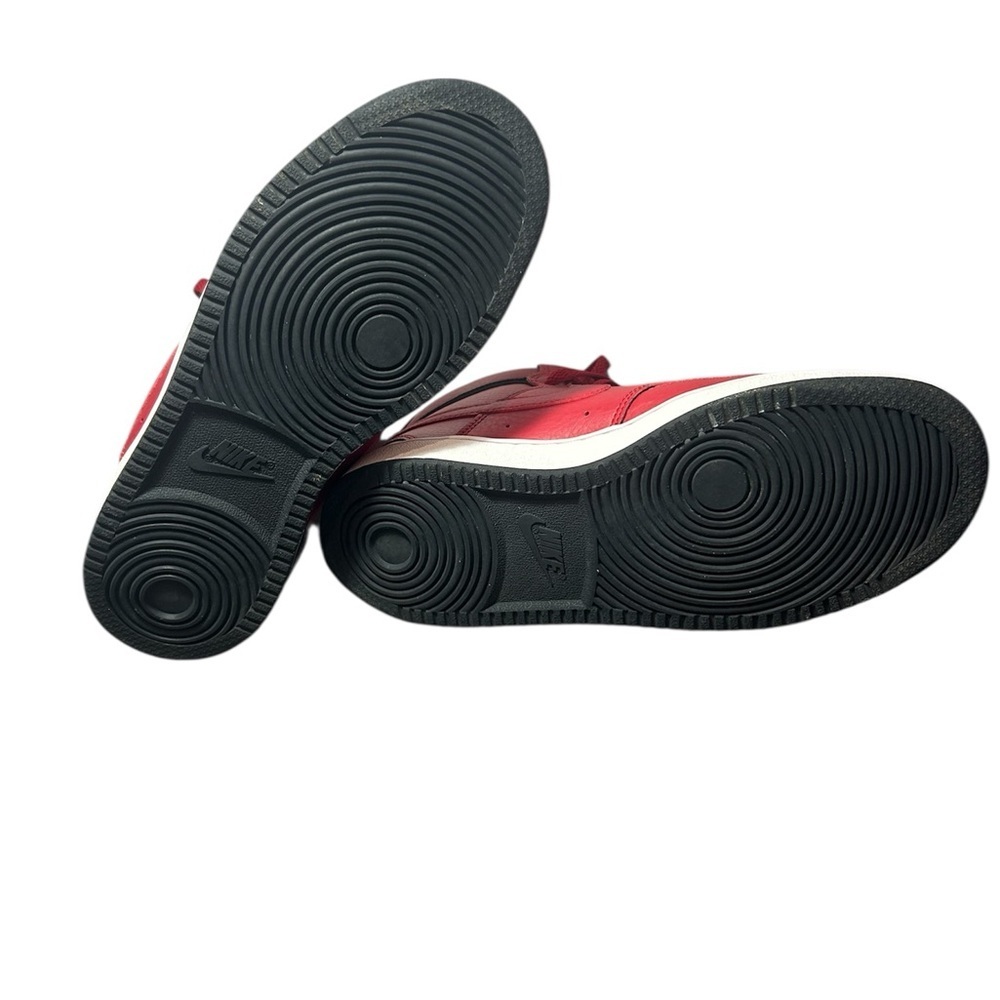 {Nike} Women’s Mid Red Court Vision Sneakers - Picture 4 of 5